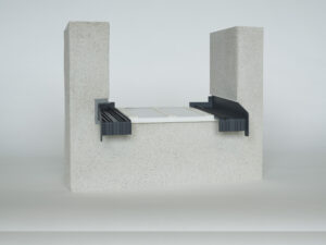 Aluminium-Fensterbanksystem Flexila-SEC® Detail