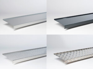 Fensterbank Blechvarianten